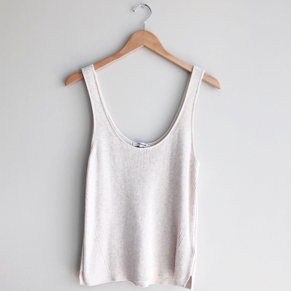 madewell | ribbed sweater tank